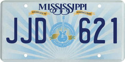 MS license plate JJD621