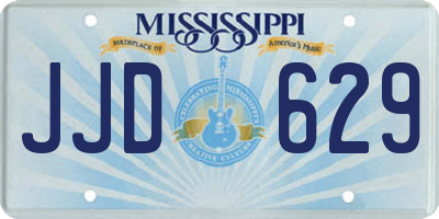 MS license plate JJD629