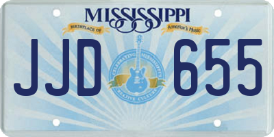 MS license plate JJD655