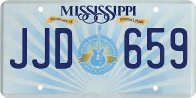 MS license plate JJD659
