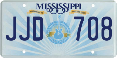 MS license plate JJD708