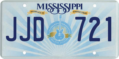 MS license plate JJD721