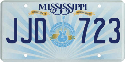 MS license plate JJD723