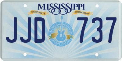 MS license plate JJD737