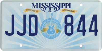 MS license plate JJD844