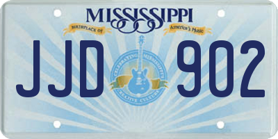 MS license plate JJD902
