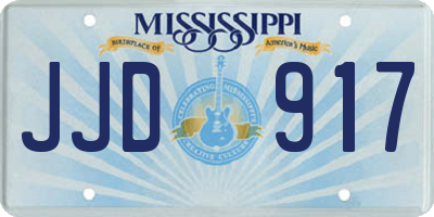MS license plate JJD917