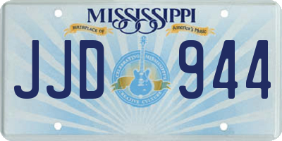 MS license plate JJD944