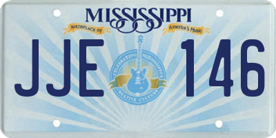 MS license plate JJE146