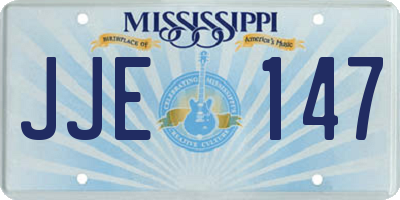 MS license plate JJE147