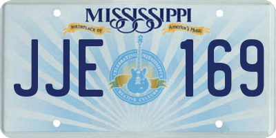 MS license plate JJE169