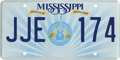 MS license plate JJE174