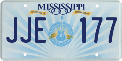 MS license plate JJE177