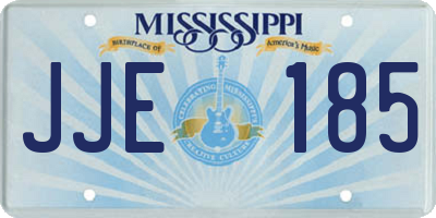 MS license plate JJE185