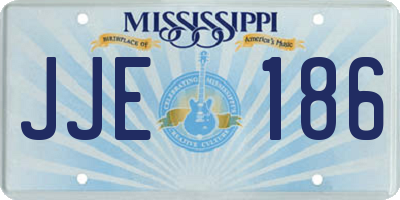 MS license plate JJE186