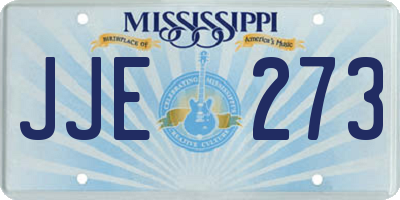 MS license plate JJE273