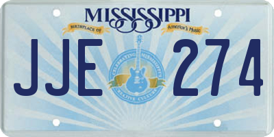 MS license plate JJE274