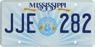 MS license plate JJE282