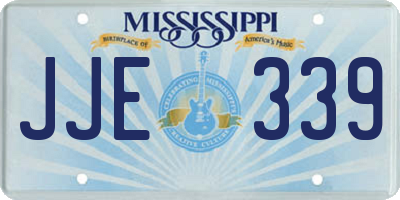 MS license plate JJE339