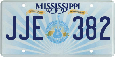 MS license plate JJE382