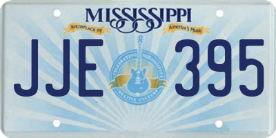 MS license plate JJE395