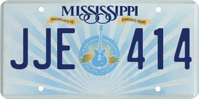MS license plate JJE414