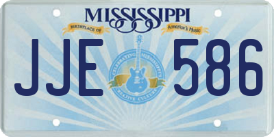 MS license plate JJE586
