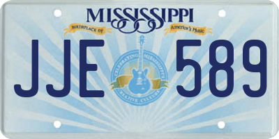 MS license plate JJE589