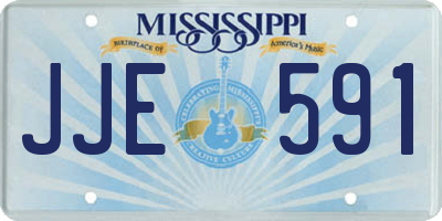 MS license plate JJE591