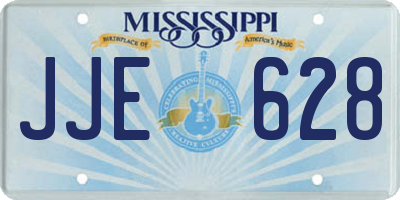 MS license plate JJE628
