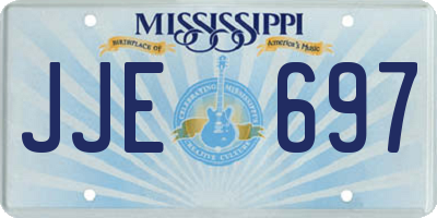 MS license plate JJE697