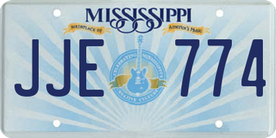MS license plate JJE774