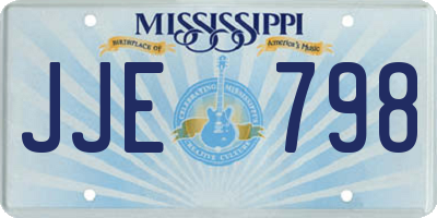 MS license plate JJE798