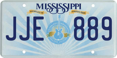 MS license plate JJE889