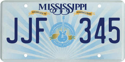 MS license plate JJF345