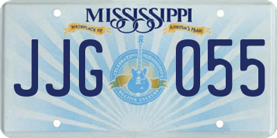 MS license plate JJG055