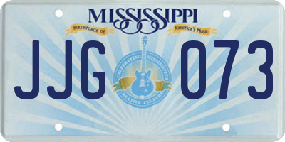 MS license plate JJG073