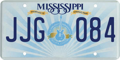 MS license plate JJG084