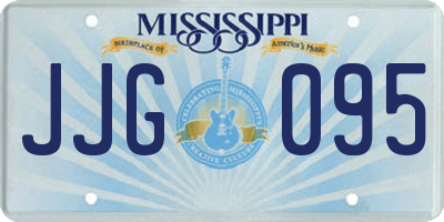 MS license plate JJG095