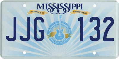MS license plate JJG132