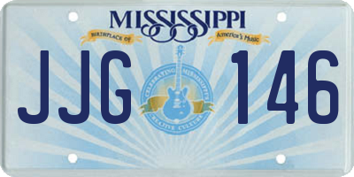 MS license plate JJG146