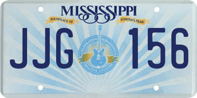 MS license plate JJG156