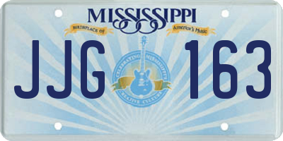 MS license plate JJG163