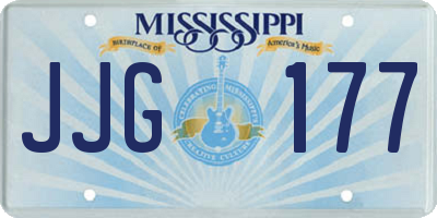 MS license plate JJG177