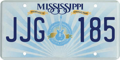 MS license plate JJG185