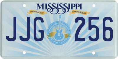 MS license plate JJG256