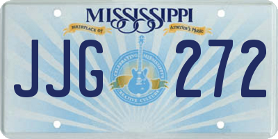 MS license plate JJG272