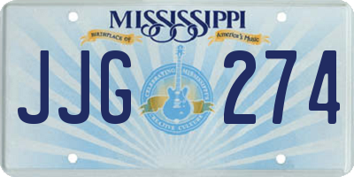 MS license plate JJG274