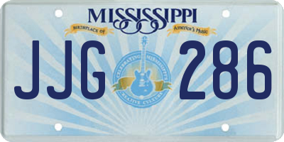 MS license plate JJG286