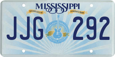 MS license plate JJG292